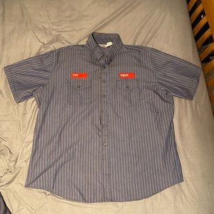 Exxon VTG Mens Employee Short Sleeve Button Down Shirt “Ken” Made in the U.S.A